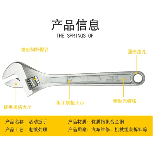 Wrench Tool Different types of wrenches Factory